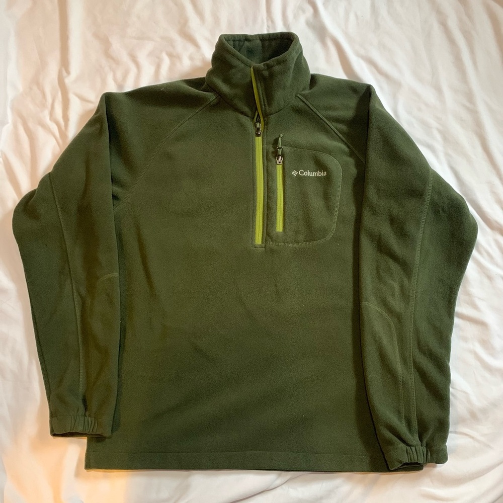 Columbia Green Fleece Pullover